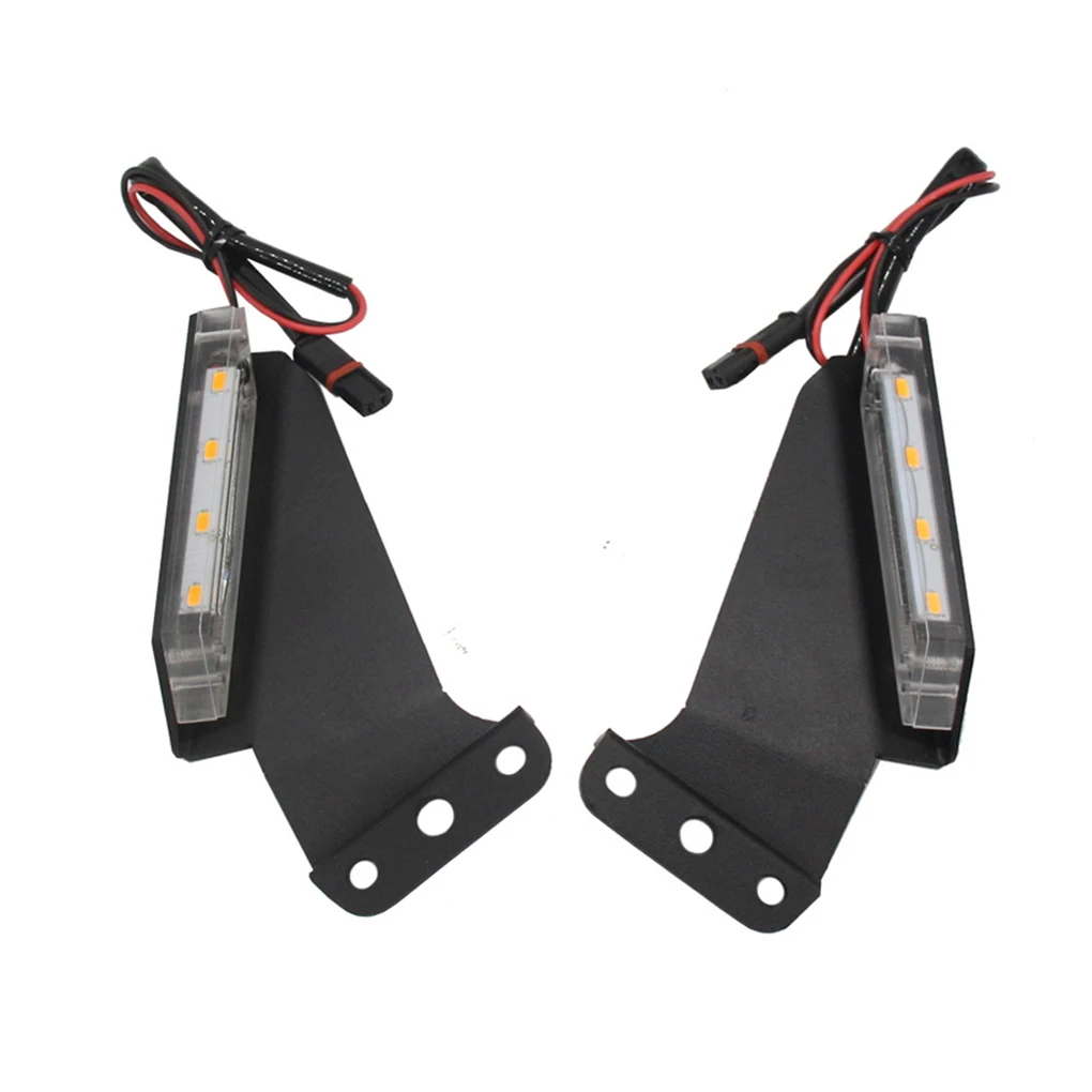 2piece LED Front Flash Amber Turn Signal For BMW S1000RR 2019 2020 2021 2022 Invisible Wing Indicator