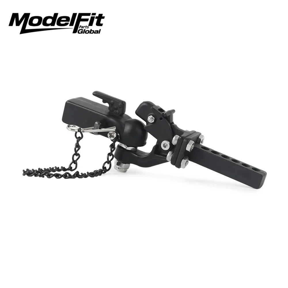 Gancho de remolque para parachoques trasero de vehículos RC a escala 1/10, compatible con SCX10 II, TRX4, Defender, Element, Enduro, D90, TF2, CFX, RGT, EX8619