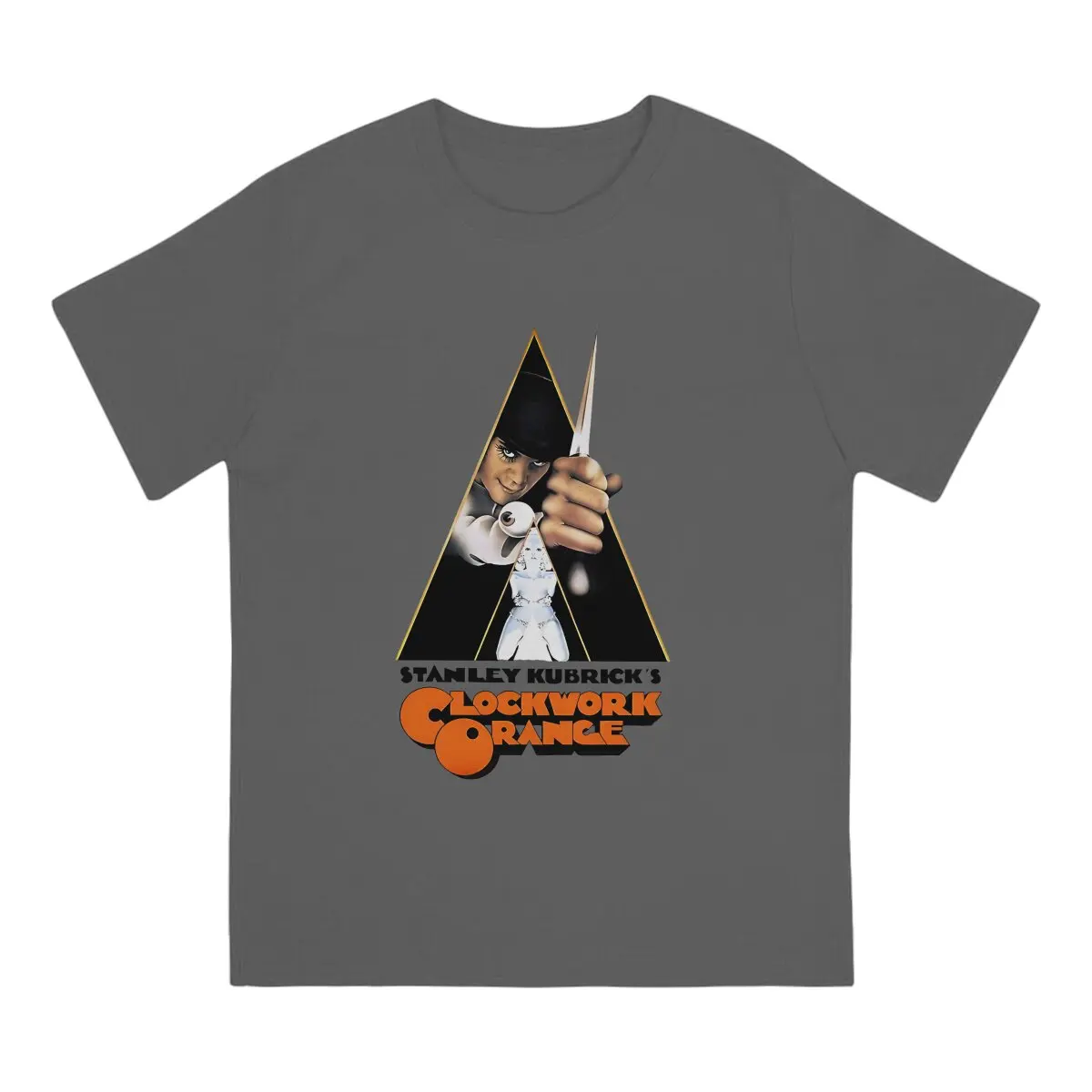 A Clockwork Orange Newest TShirt for Men A Round Neck Pure Cotton T Shirt Distinctive Birthday Gifts Streetwear