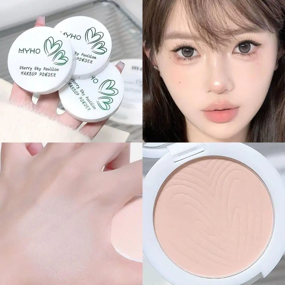 Oil Control Soft Focus Pressed Powder Lasting No Cakey Concealer Coverage Face Powder Tightening Makeup Air Full I8U3
