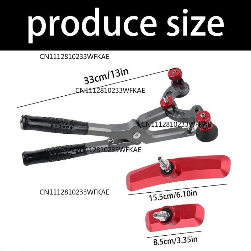 1pc Car Body Dents Puller Tool Crimping Pliers Set With Rubber Grip Handle For Smooth Metal Surfaces Restoration Without Damage