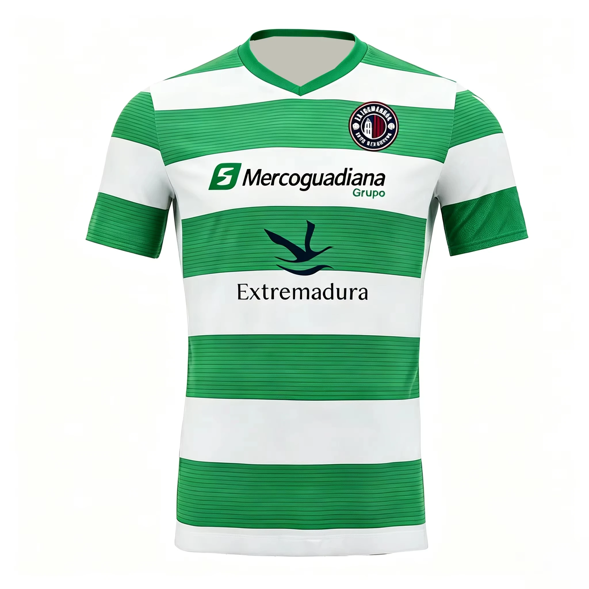 2026 Extremadura 3D Printed Football Jersey Men's Summer Quick Drying breathe Short Sleeved T-shirt Family Matching Clothing
