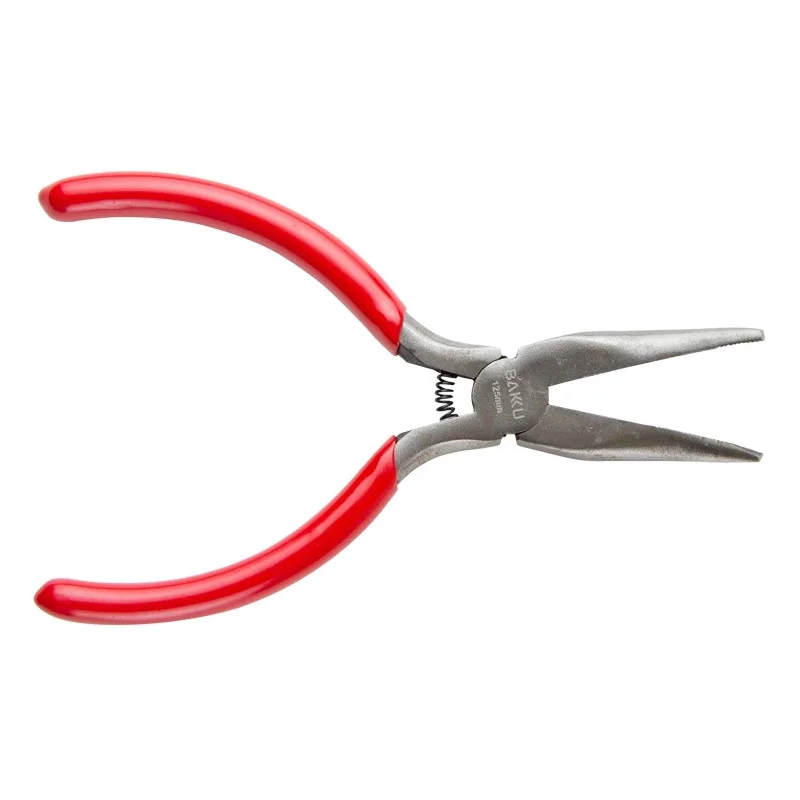 BAKU 5\'\' Advanced Hand Tool Wire Chrome Vanadium Long Nose Cutting Nipper Pliers 125mm