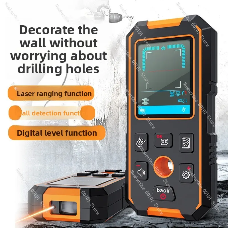 Nf-513 wall scanner: detects wiring and rebar inside walls - multi-function scanner