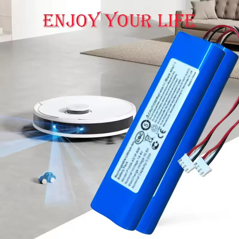 12800mAh Replacement Battery for Ecovacs Deebot Ozmo 950, X1 Omni, X1 Turbo, X1 Plus, T8/T8+, T9/T9+, T10/T10+ Robot Vacuum Clea