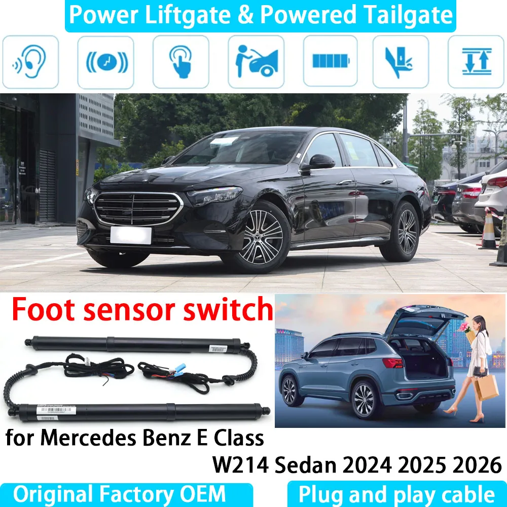 

for Mercedes Benz E Class W214 Sedan 2024-2026 Automatic Electric Power Liftgate Powered Tailgate Strut Tail Gate Lift System