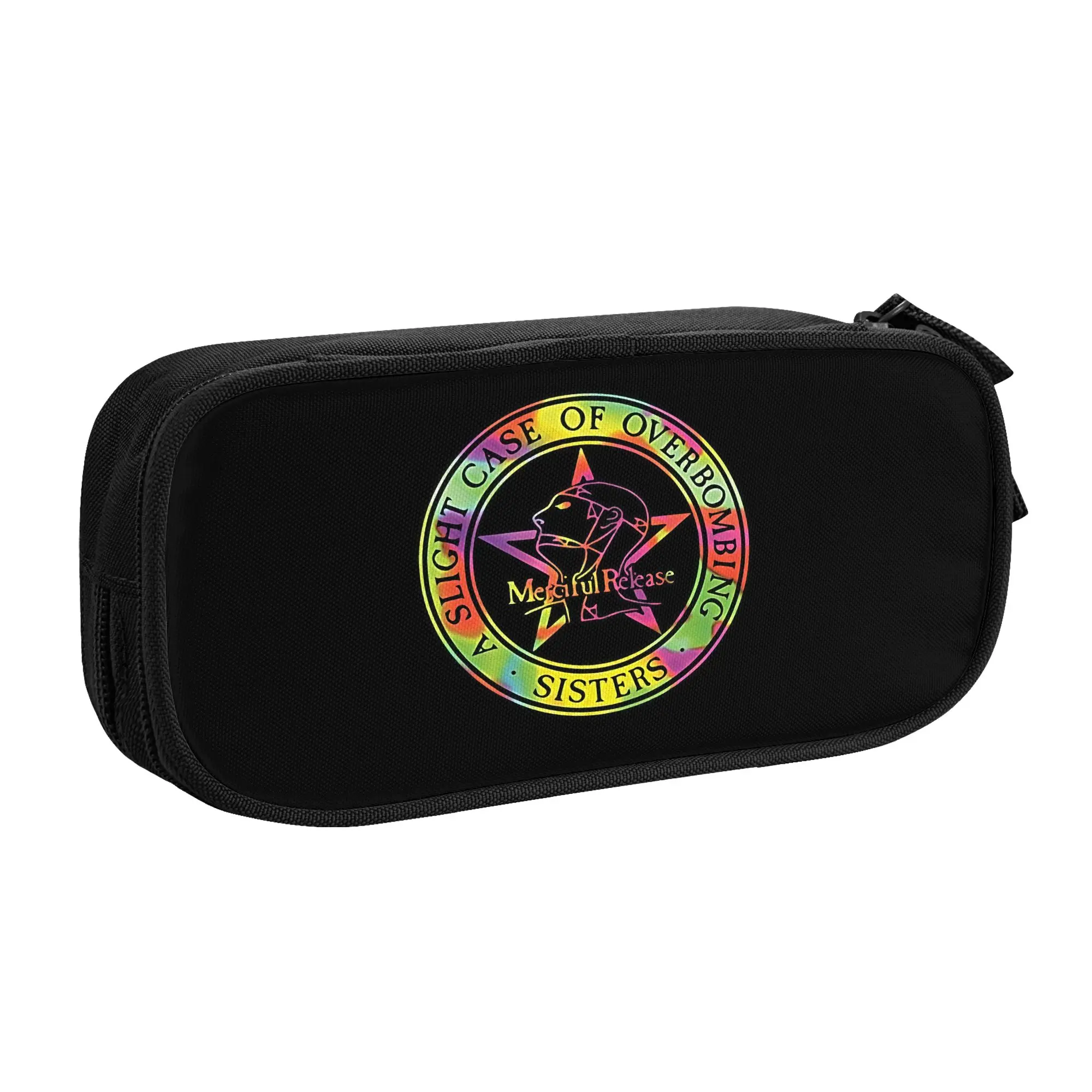 The Sisters of Mercy  Kawaii Pencil Case Girl Boy Large Capacity English Rock Band  Pencil Pouch School Supplies