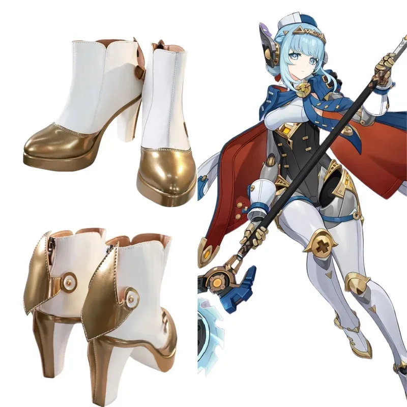 

qq28LQGenshin Impact Ineffa Косплей Игра Всемогущий Бытовой Робот Обувь Аксессуары Реквизит Аниме Костюмы на Хэллоуин для Женщин S