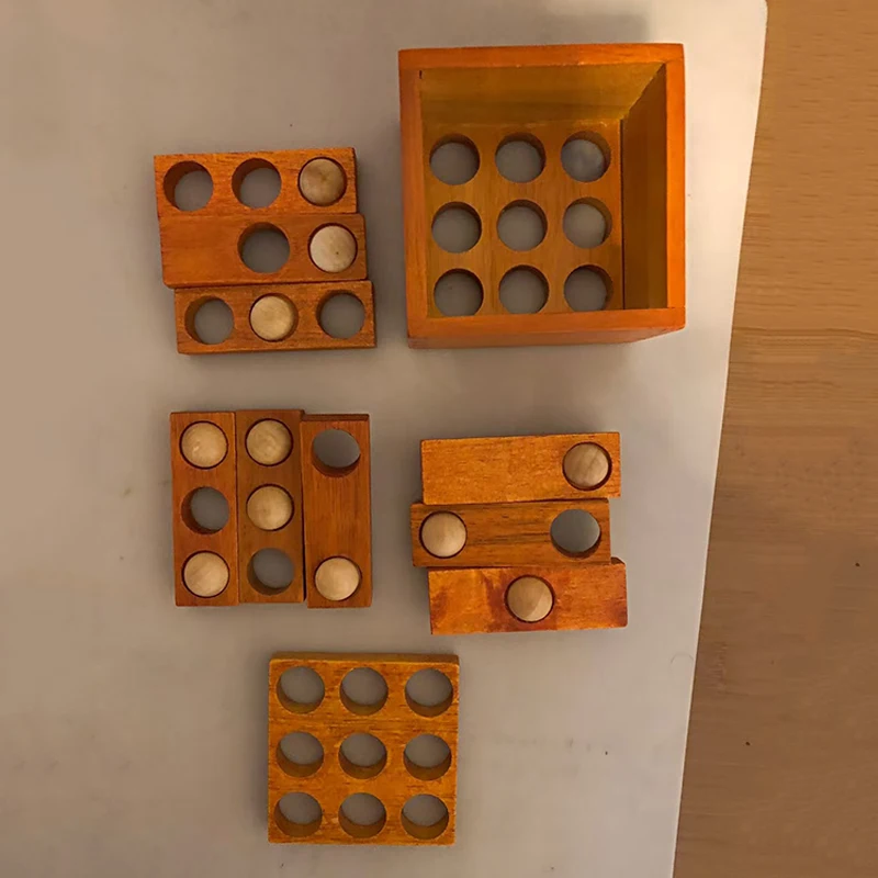 어린이와 성인을 위한 어려운 나무 두뇌 티저 퍼즐 36가지 전략 루반 IQ 테스트 장난감 마인드 챌린지 게임