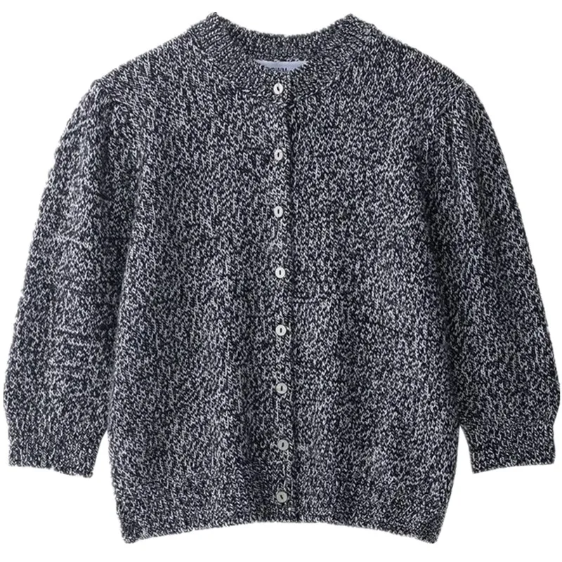 وصل حديثًا لخريف 2025 سترة نسائية طويلة Sve محبوكة من Jaet ملابس خارجية أوروبية Sle Faion سترة مفتوحة