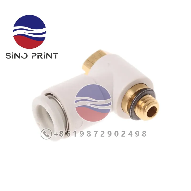 KQ2V06-M5A Universal Male Elbow Connector For SMC One-Touch Fitting Printing Press Accessories