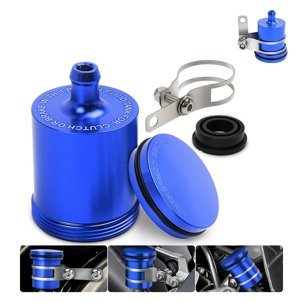 Liga de alumínio acessórios da motocicleta freio embreagem cilindro mestre reservatório fluido óleo tanque copo para universal motocicleta hb916