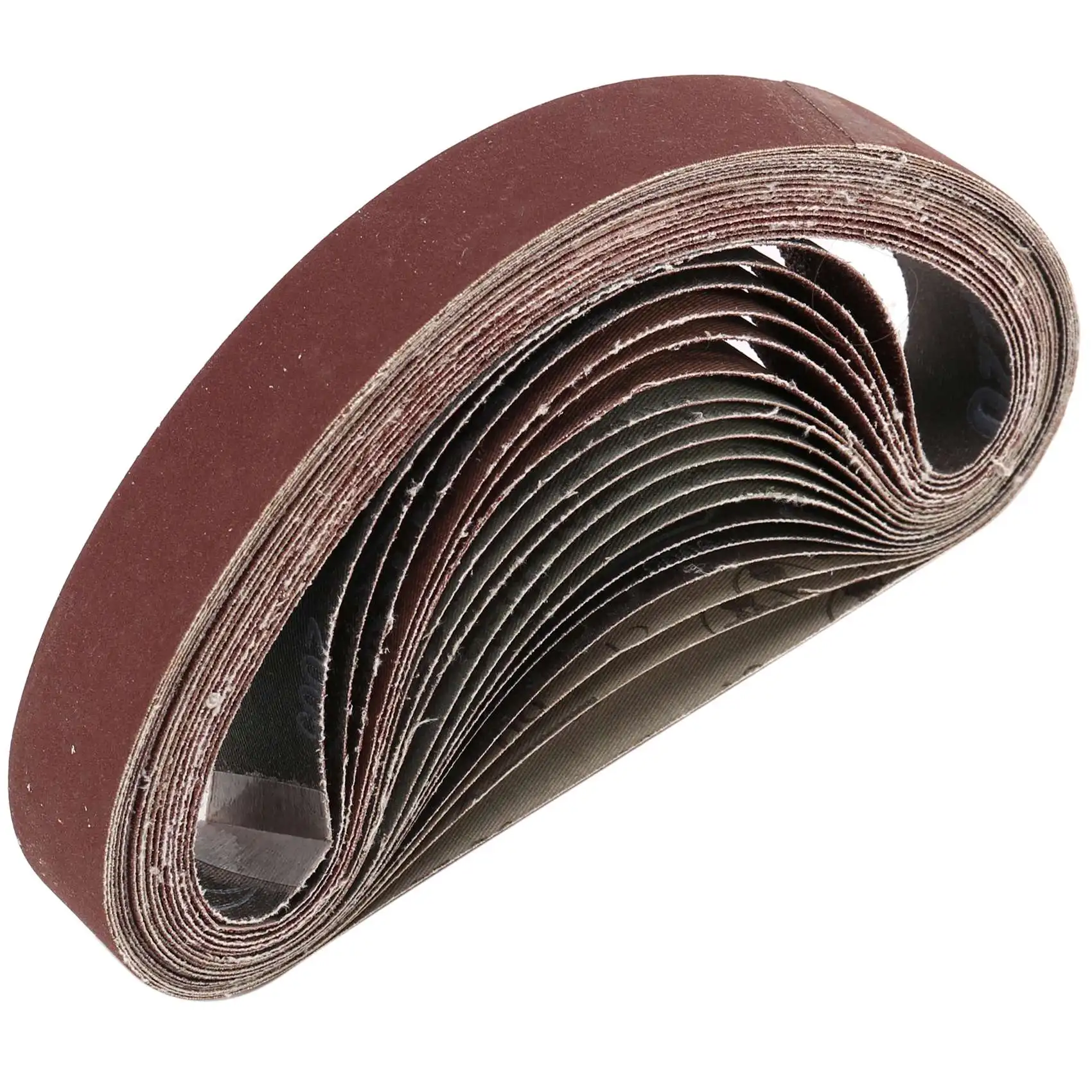 18Pcs Alumina Abrasive Belt 533X30 Brown Corundum Annular Abrasive Belt KX167 Abrasive