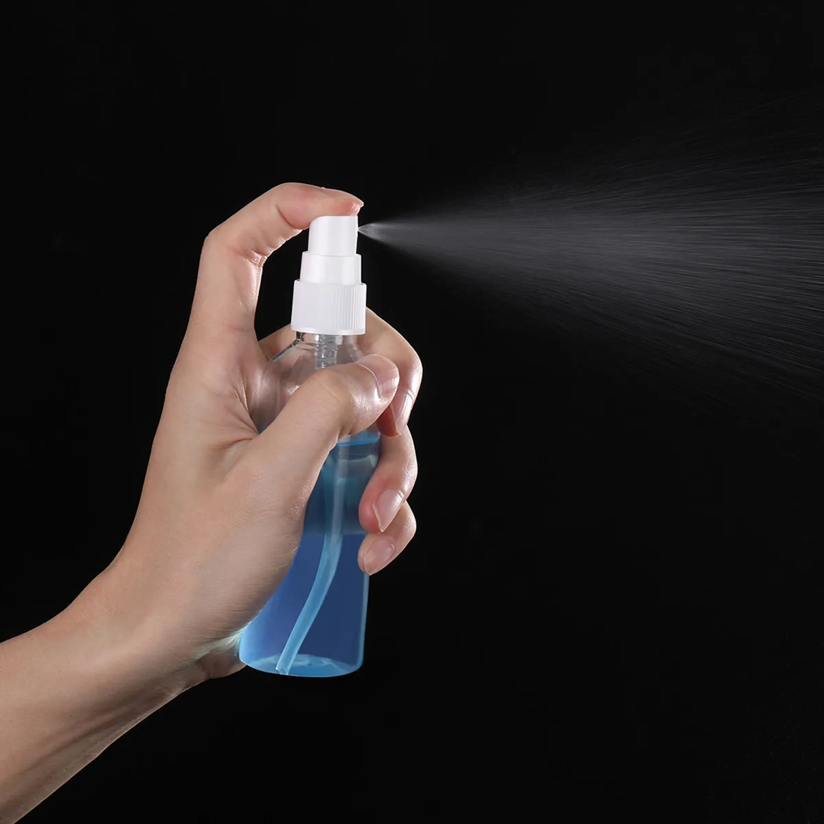 4Pcs 100Ml Compact Reusable Spray Bottles Eco Friendly Portable Empty Atomizer for Travel Outdoors Skincare Perfume Clean Water
