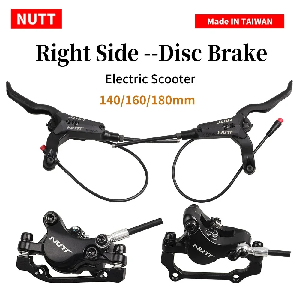 NUTT A5-D Oil Brake MTB Bike Hydraulic Brake 140-180mm for Mini Kugoo G Booster ES3 Zero X10 Electric Skateboard Folding Bicycle