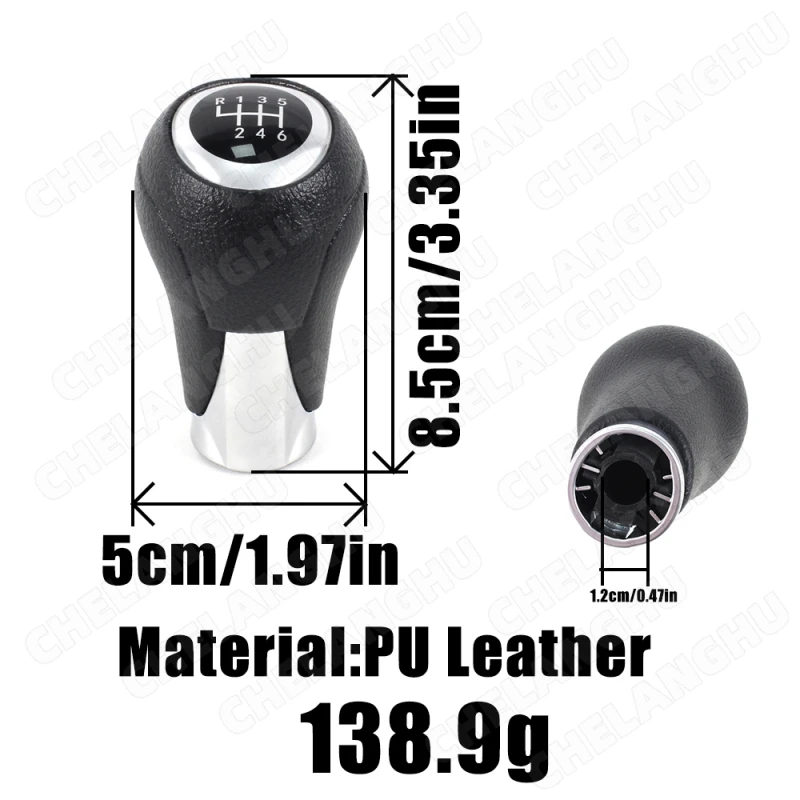 5 / 6 Speed PU Leather Gear Shift Stick Knob For MAZDA 3 BK BL 2006 2007 2008 2009 2010 2011 2012 Car-styling