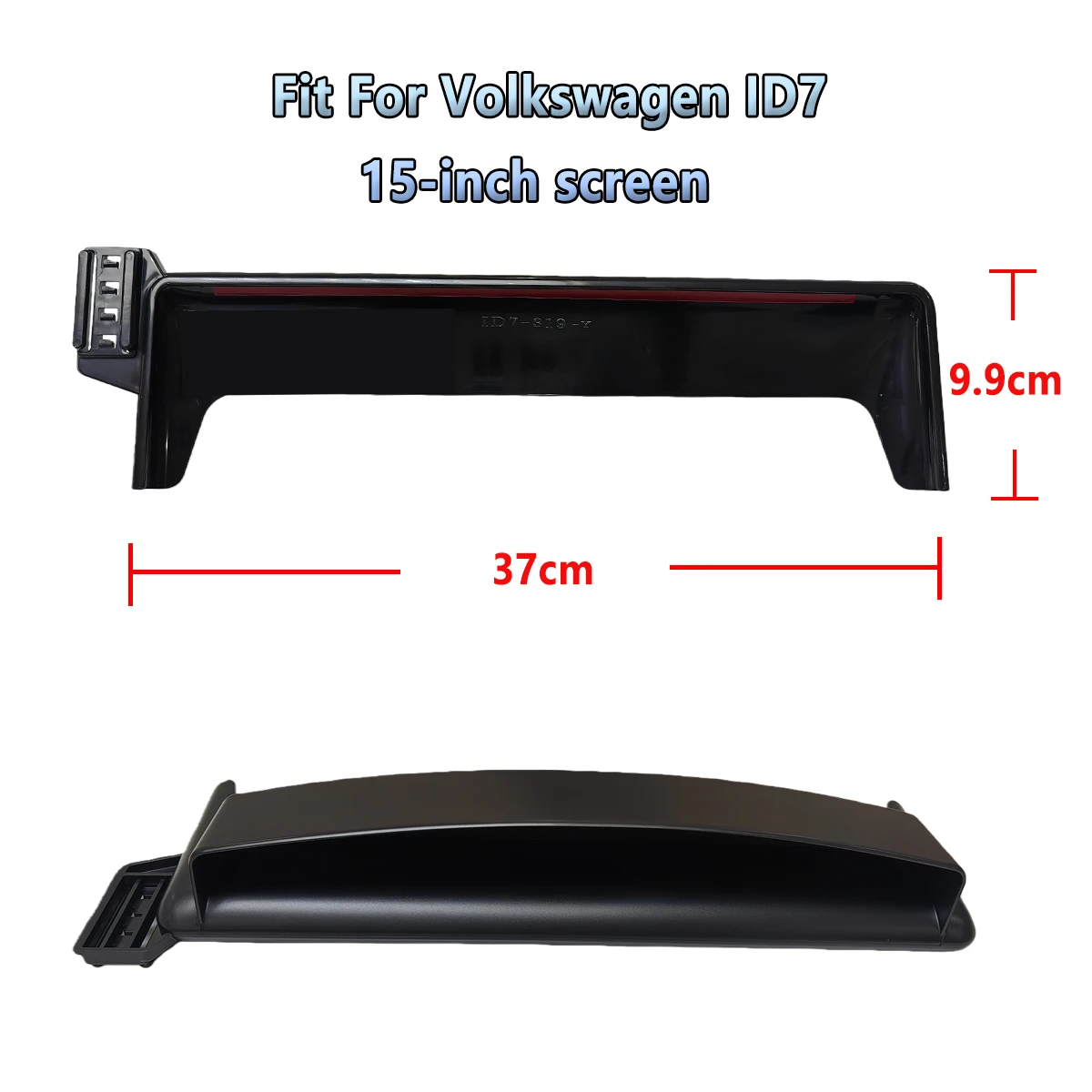 حامل شاشة هاتف السيارة لسيارة Volkswagen ID7 ID.7 GTX Tourer 2024 2025 رف هاتف السيارة المغناطيسي للشحن اللاسلكي لتركيب MagSafe