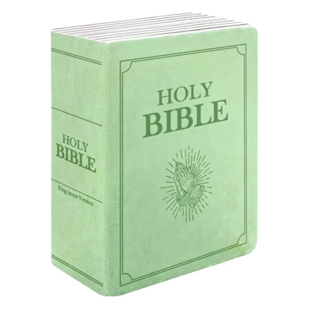 Realistic Looking Bible Pillow Plush Toy Home Decor Bible Throw Pillow Cutest 33*22cm Bible Cushion Christmas Present