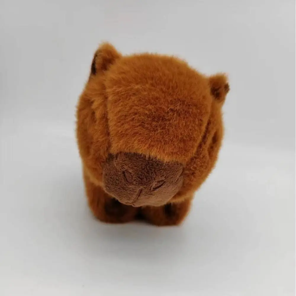 Kreatywne pluszowe opaski na rękę z kapibarą, kreskówkowe pluszowe lalki, zwierzęce pierścienie do klapowania, interaktywna zabawka, prezent dla dzieci.