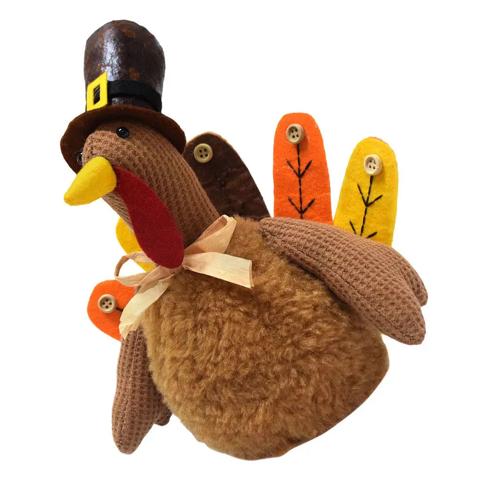 

Festive Turkey Figure for Autumn Decor Thanksgiving Celebrations and Harvest Events Perfect As A Tabletop Ornament Or Playtime