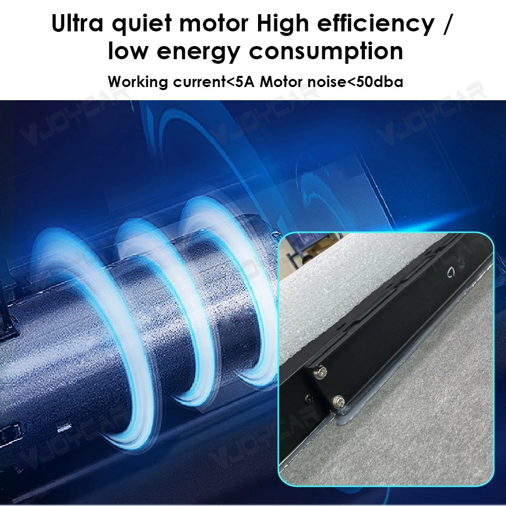 Vjoycar Interior Sunroof Shade for Tesla Model Y New Y Juniper with Ambient Light Auto Electric Sunshade Button Voice Control view 5