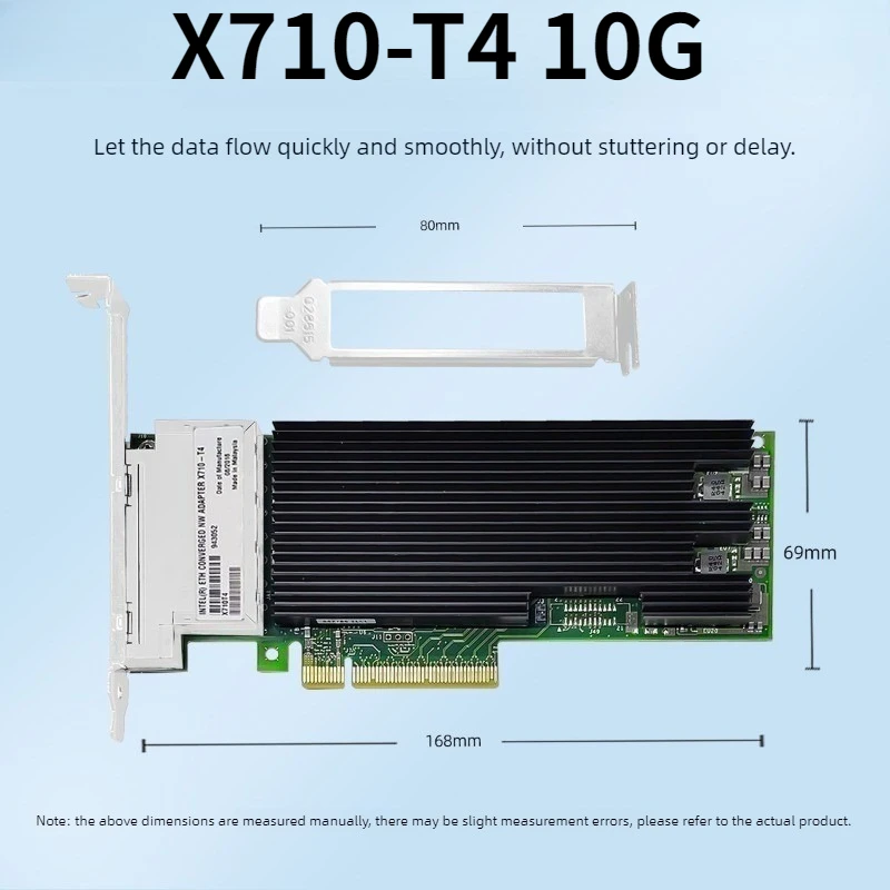 Original X710-T4 10G Gigabit four-port server network interface card XL710BM1 chip