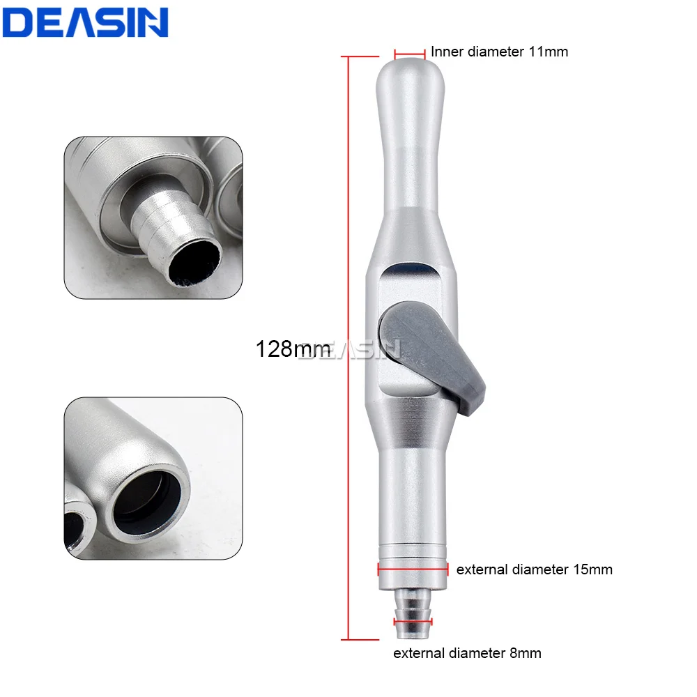 DEASIN 歯科唾液エジェクター吸引ハンドピース先端アダプターノズル強弱歯科吸引バルブ歯科医供給