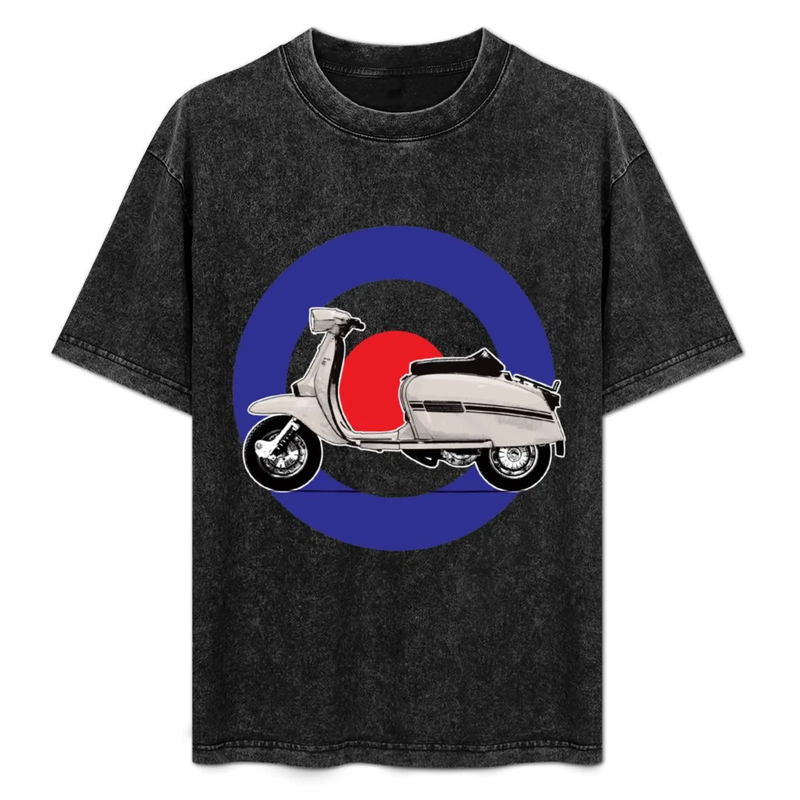 Classic White Italian mods lambretta scooter T-Shirt customs new edition oversized graphic tee man clothes men clothings