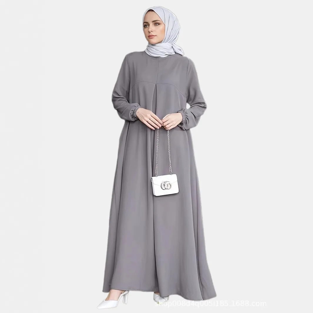 

Muslim Women Dress Abaya Dubai Jalabiya Ramadan Vestidos Morocco Eid Dresses Modest Abayas Kaftan Islam Arab Long Robe 2026