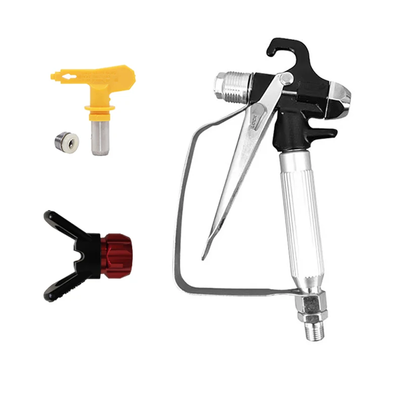 3600PSI Spray Gun High Pressure Airless Paint Spray Gun+211 Spray Tip Nozzle Guard for Wagner Titan Pump Air Sprayer Machine