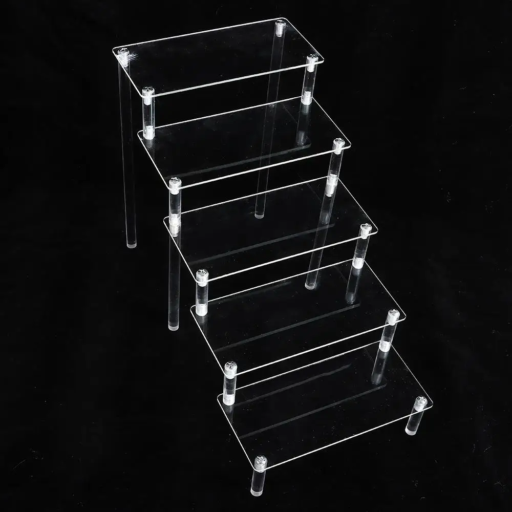 رف عرض نظارات شمسية أكريليك جديد متعدد الطبقات حامل نظارات متين رف تخزين النظارات الشفافة