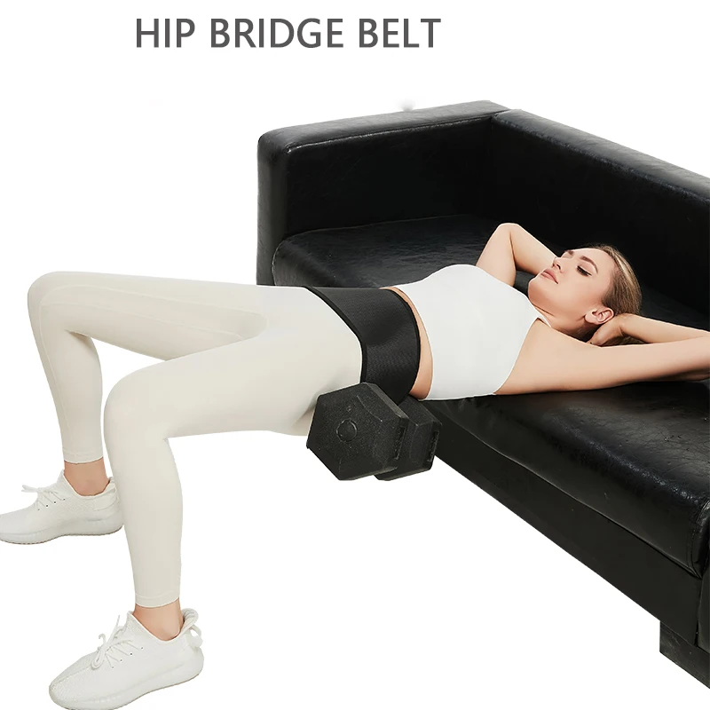 Hip Thrust Belt Glute Bridge Pad Butt Workout With Dumbbells Kettlebells For Squats Lunges Lunges Reverse Squat Bodybuilding