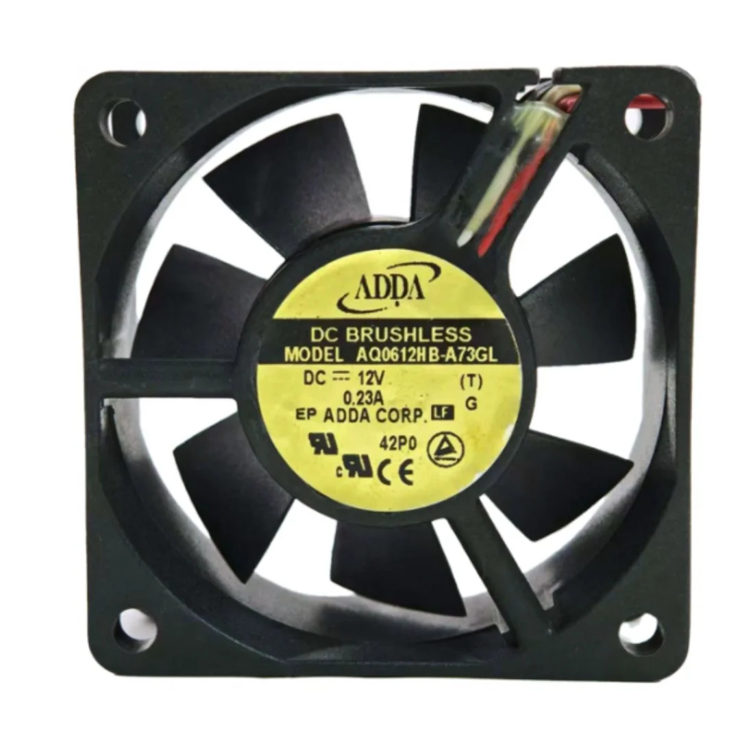 

ADDA AQ0612HB-A73GL DC 12V 0.23A 60x60x25mm 3-Wire Server Cooling Fan