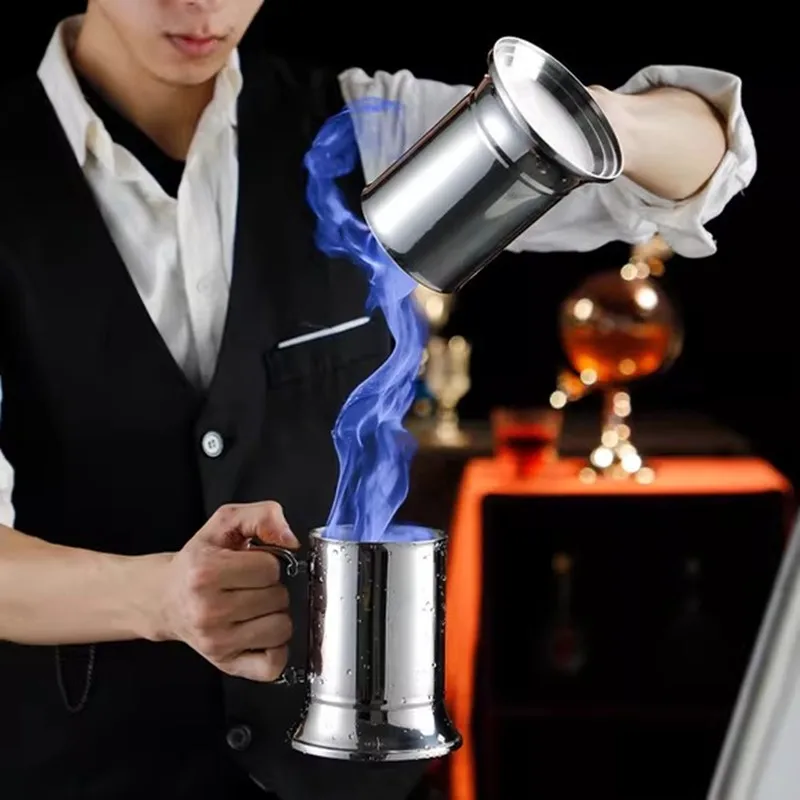 

420ml 304 Stainless Steel Drum Type Moscow Mug Hammered Copper Plated Beer Mug Beer Cup Water Glass Drinkware Barware