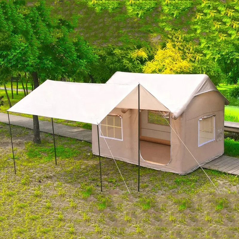 Custom Inflatable Tent Middle East Outdoor Portable Camping Rain Proof Thickening Luxury Camping Tent Equipment