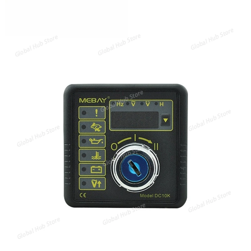 DC10KE Generator Manual Start Controller: Displays Hz, Voltage, Battery Voltage & Accumulation Time – 1200 60 22 Specs