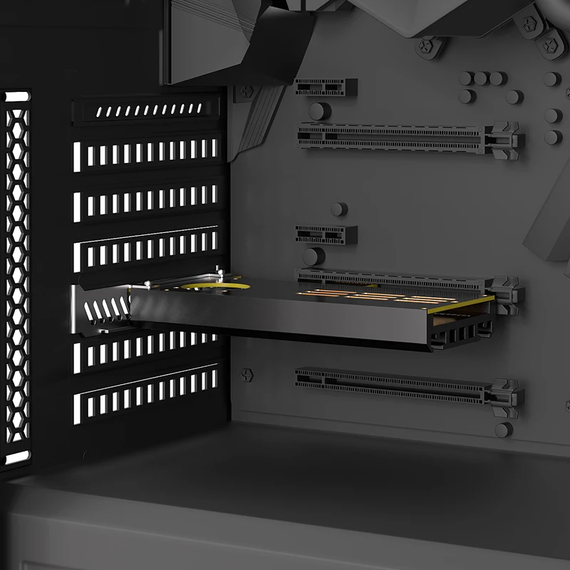 TEUCER PM-A4 PCI-E 5.0 - M.2 NVMe 어댑터 라디에이터(2230/2242/2260/2280 SSD에 적합한 열 패드 포함)