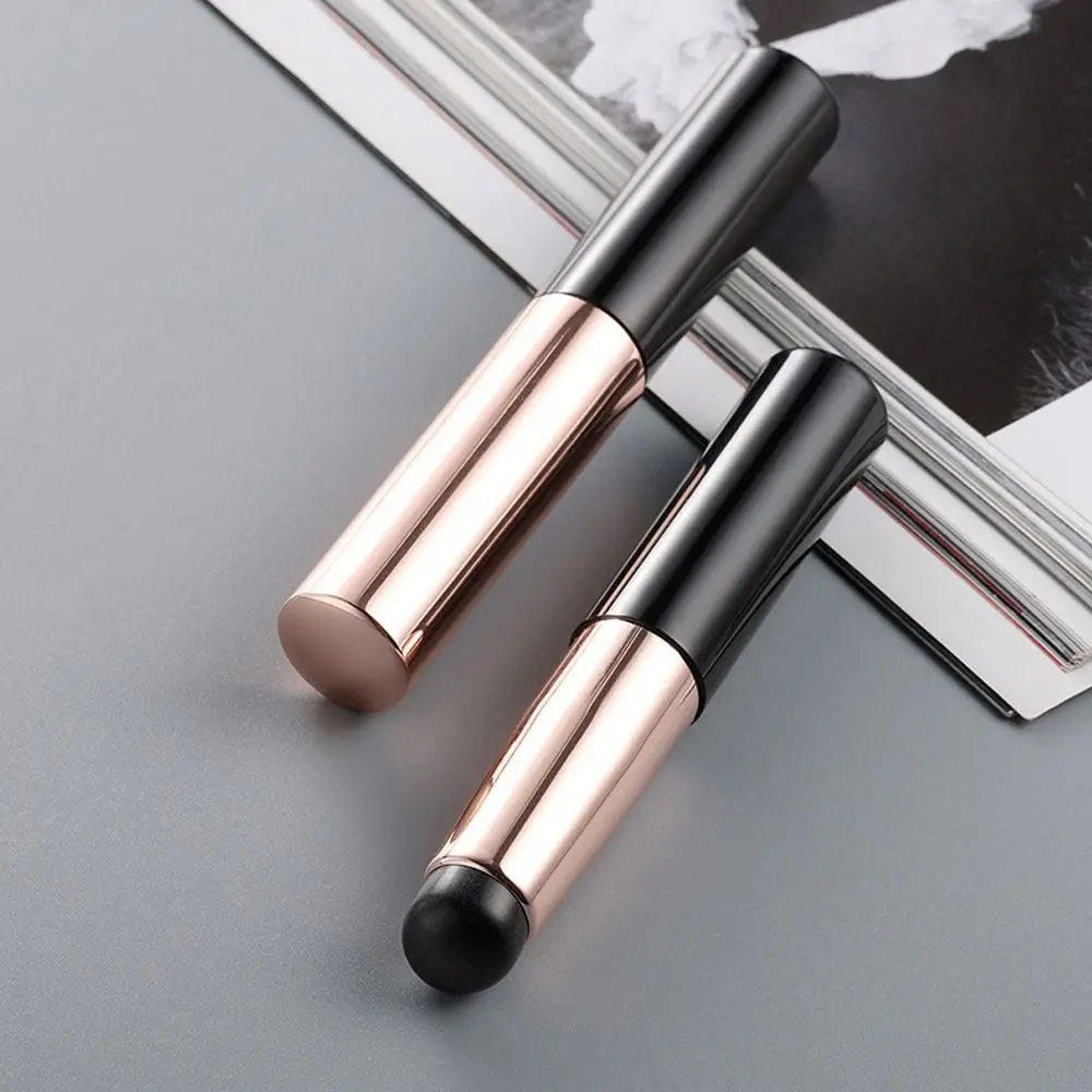 Multifunctionele Siliconen Lippenborstel Ronde Kop Zachte Vingertoppen Lippenstift Concealer Borstel Lippenbalsem Lip Stick Concealer Make-Up Tool