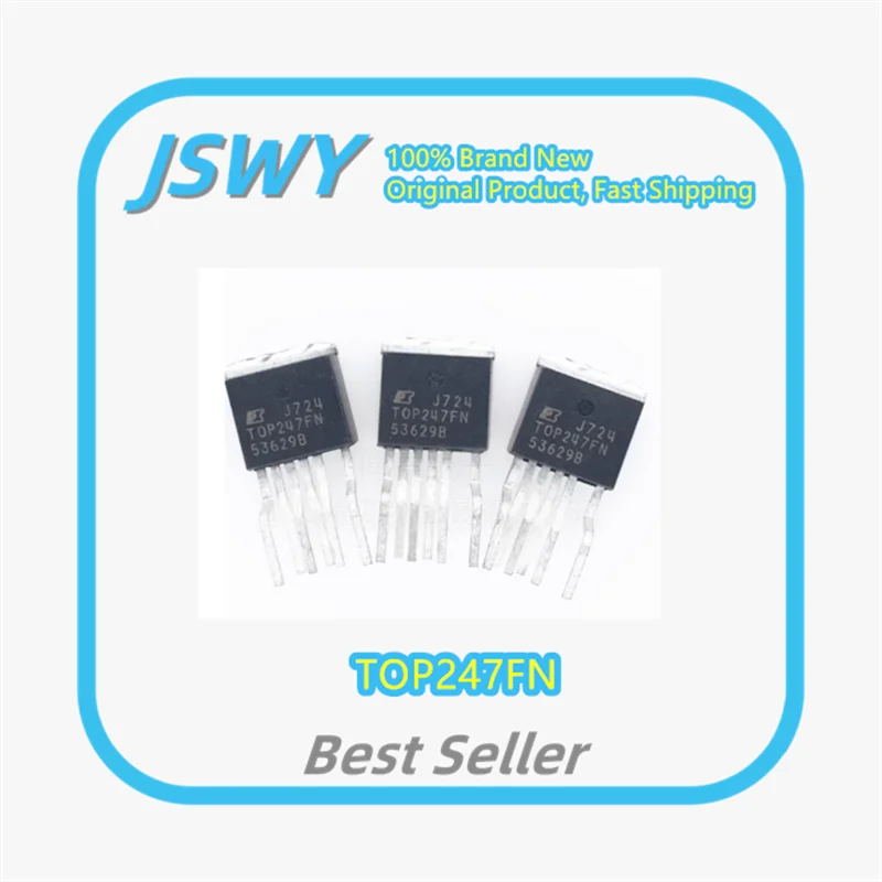 (10/50 pieces) TOP247FN TOP247F Through-hole TO-262 Power Management Chip IC - Brand New Original