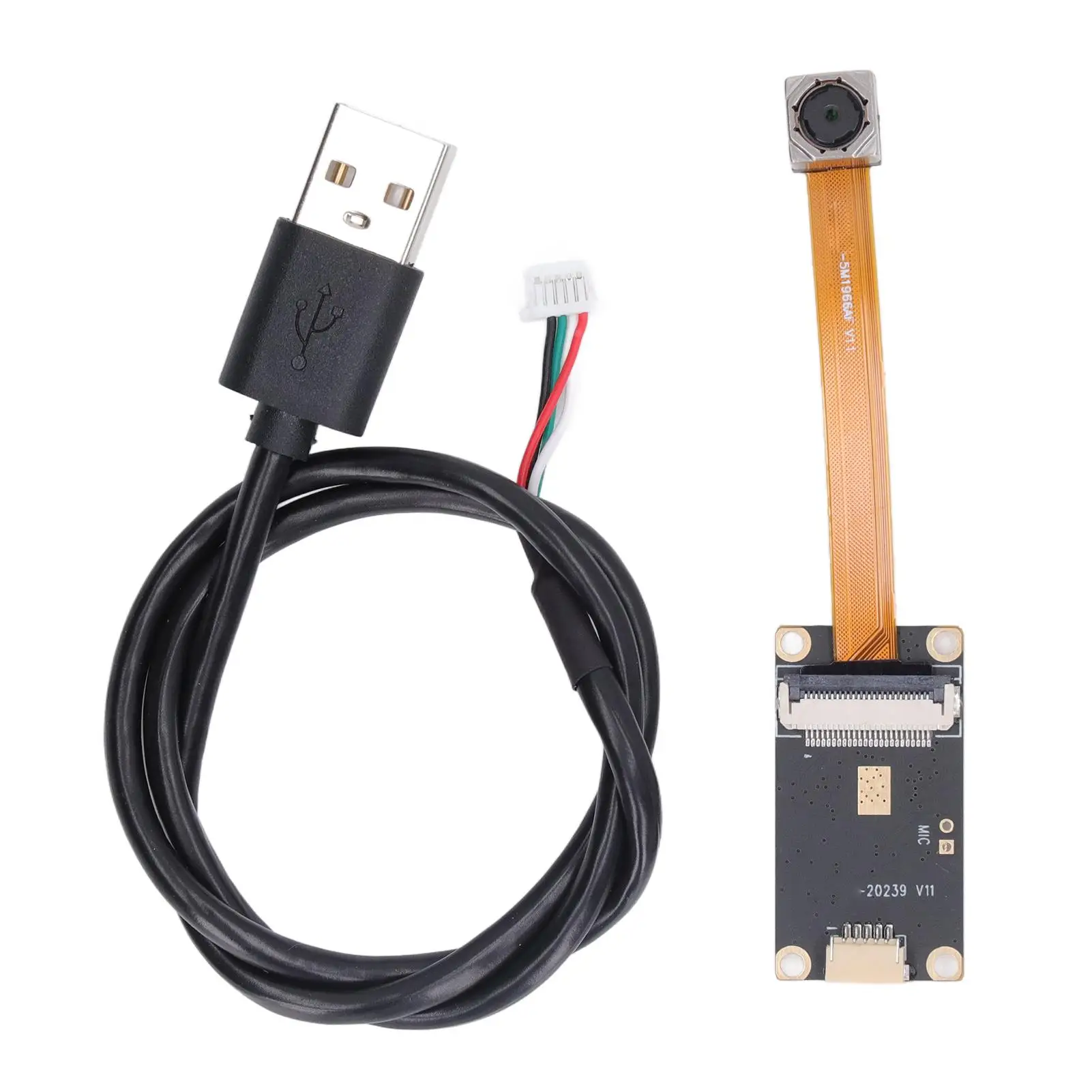 

5MP HD USB Camera Module with Autofocus & Microphone - OV5640 OTG USB2.0 Video Webcam Board