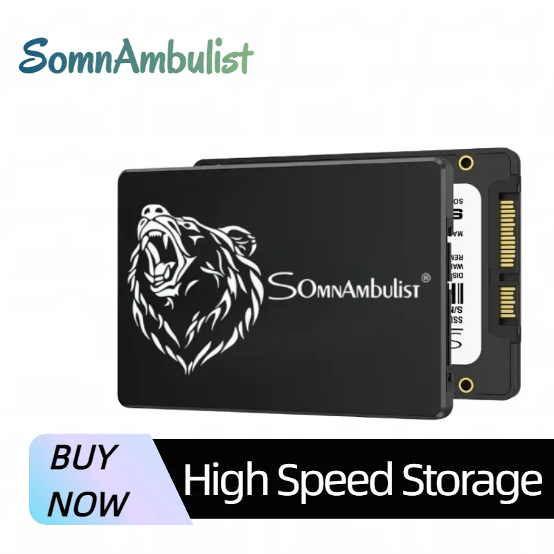 2026 SomnAmbulist SSD Solid State Drive Wholesale Is Suitable for 2.5 Inch Sata3.0 Desktop 256GB Notebook Computer Hard Disk