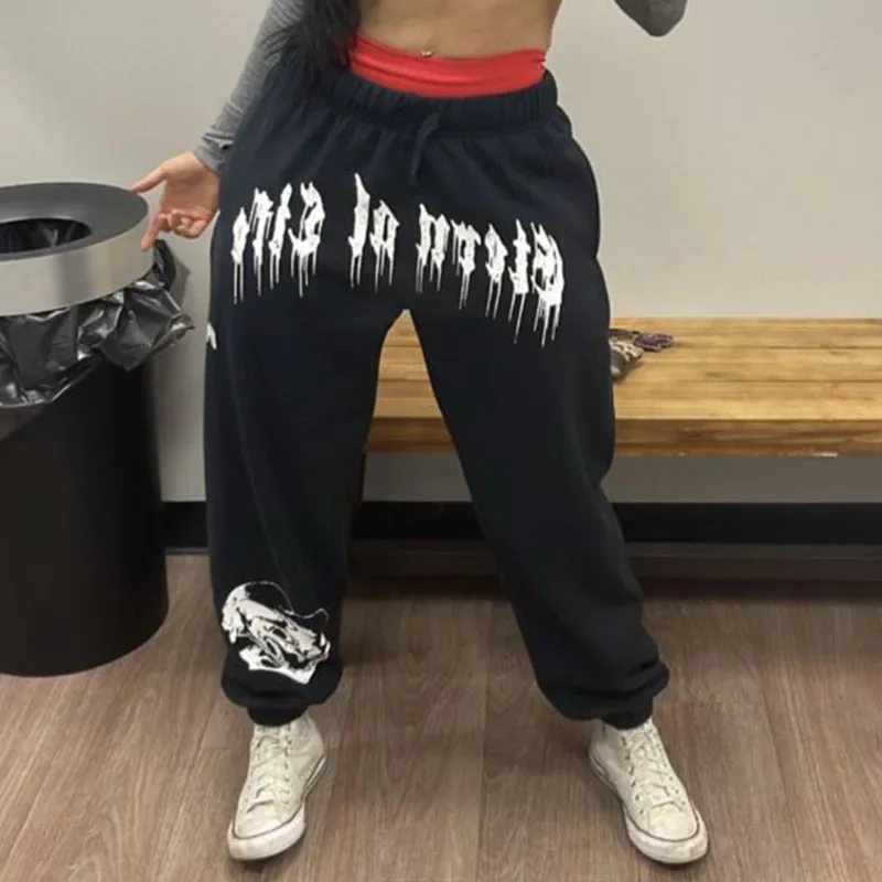 2026 New European and American Men's Fashion Cool Sports Pants, Casual Sports Training Pants, Men's Fitness Pants Sanitary Pants