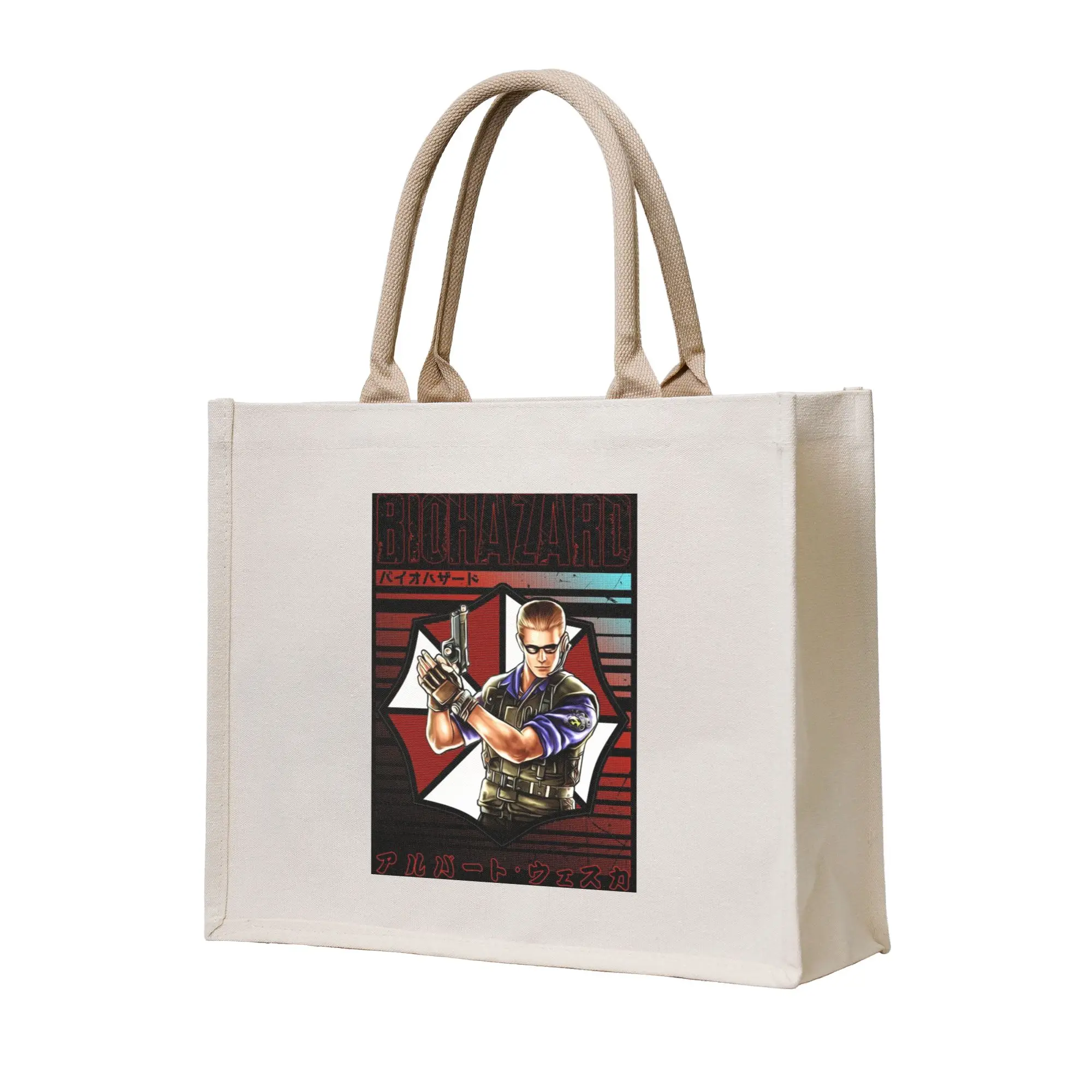 

Сумки для покупок Albert Wesker, холщовая складная сумка-тоут для женщин, дорожная сумка через плечо