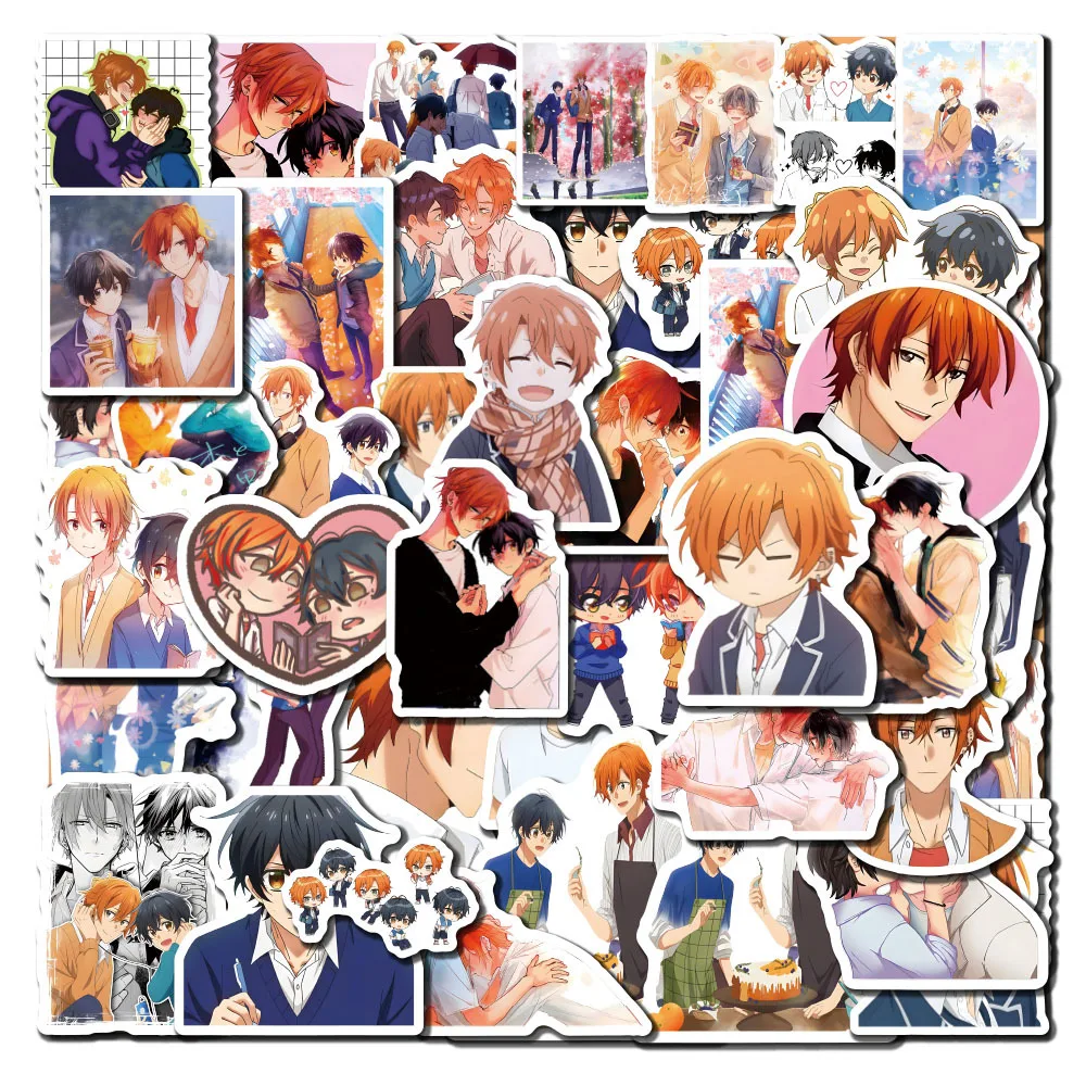 

10/60PCS Japanese Comics And Cartoons Sasaki to Miyano Cartoon Doodle Decorative Waterproof Stickers Kids Toy