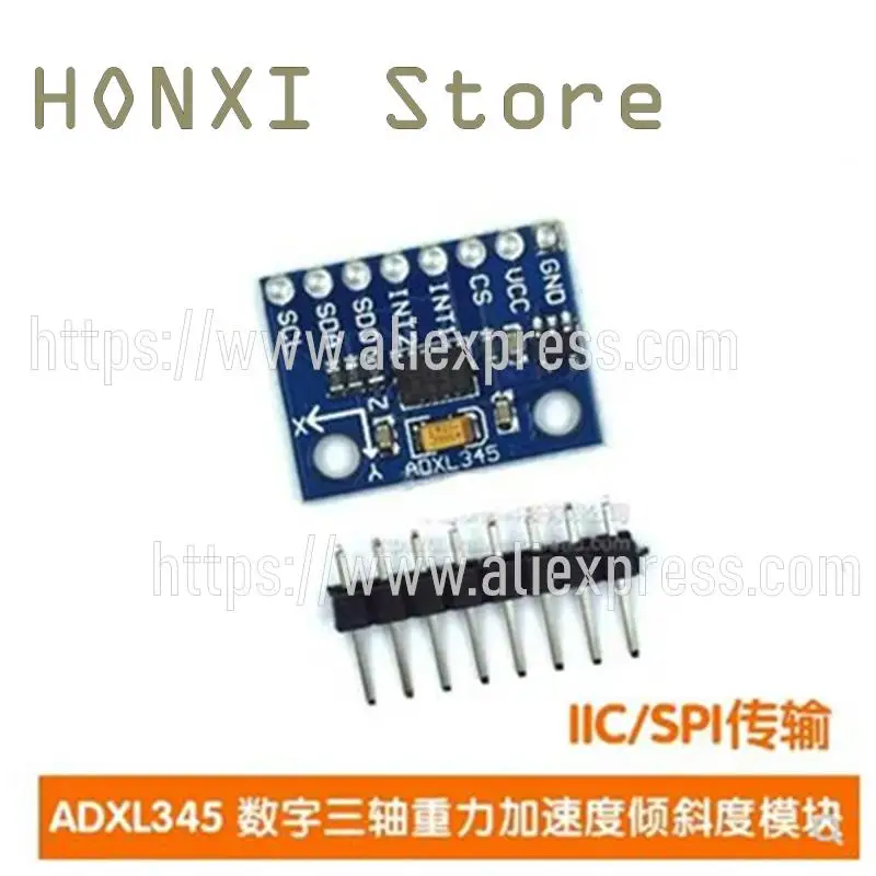 1Pcs GY-291 ADXL345 Nummer Drie Aslast Kracht Gradiënt Acceleratie Iic/Spi Transmissie Module