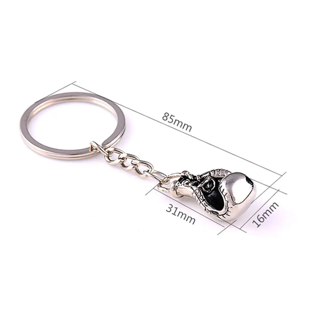 Fashion New 1PC Pendant High Quality Metal Alloy Glove Gift Keyfob Key Ring Boxing Gloves Keychain