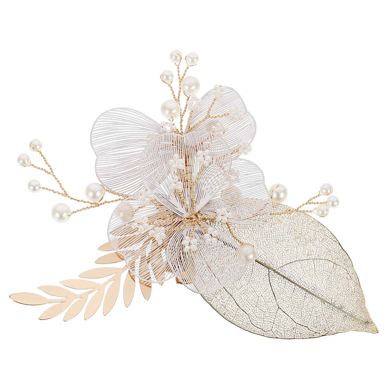 

Flower Hairpin Pearl Clip Bridal Hairpin For Wedding Hair Styling Grip Floral Hair Clamp Women Party Accessories