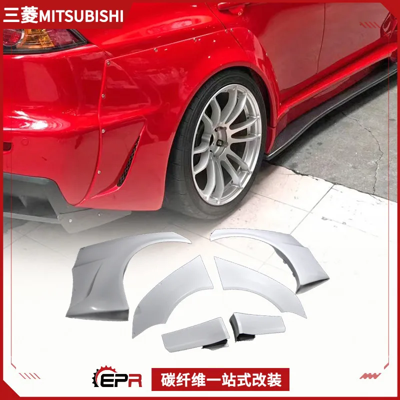 

Подходит для Mitsubishi Evolution EVO10 поколения Varis, полный комплект широких деталей модификации корпуса, задняя песчаная доска Whe