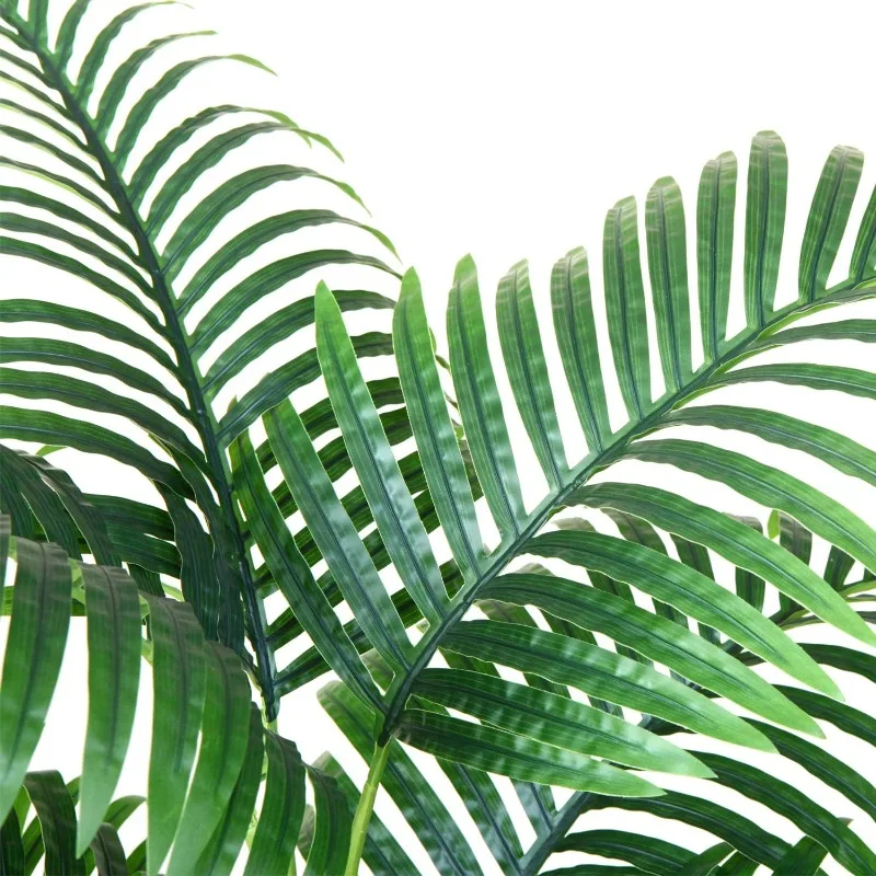 

Fake Majesty Palm Plant 3 Feet Artificial Majestic Palm Faux Ravenea Rivularis in Pot for Indoor Outdoor Home