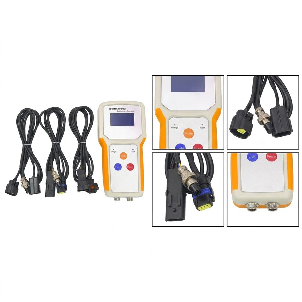 RPD100 Common Rail Pressure Tester 0-3000 Bar Diagnostic Tool For Denso For Delphi For ECU Fuel S'ystem Sensor Fault Dete